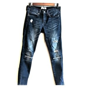 Banana Republic distressed skinny jeans